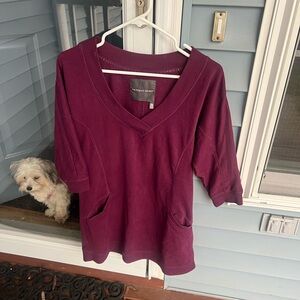 Universal Thread Deep Purple V-Neck Tunic